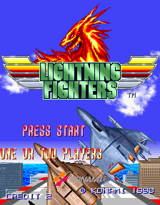 Lightning Fighters (US) Title Screen